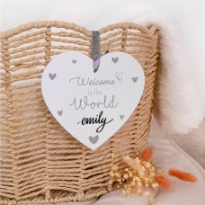 FS831: Baby Heart Plaque